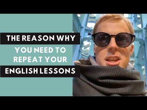 Why you need to repeat English lessons and training