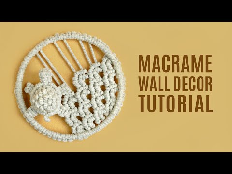 DIY Macrame Star Ornament Tutorial Handmade Christmas Tree Decoration