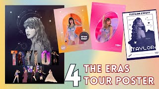4 Canva Tutorial  Minimalist Aesthetic Poster - Taylor Swift, The Eras Tour Edition