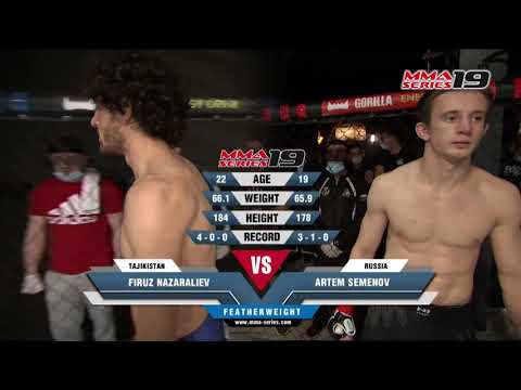 MMA SERIES-19: Time of New Heroes - Highlights - F.Nazaraliev (Tadjikistan) vs. A.Semenov (Russia)