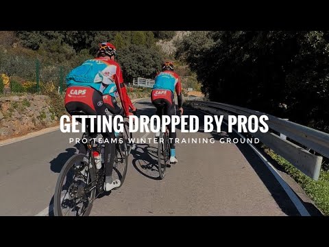 YouTube thumbnail for a cycling video near Calpe