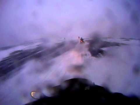 Mackinac Island Ice Bridge 2-5-2011 Scary!!!