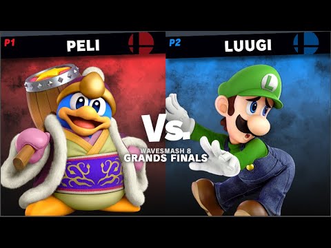 WaveSmash 8 Grand Finals - Peli (Dedede) VS Luugi (Luigi)