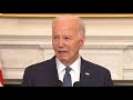 Joe Biden delivers remarks on ongoing tensions in the Middle East