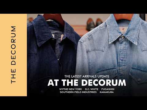 Weekly Updates from The Decorum! with Wythe New York, D.C. White, Fugashin, Kamakura, S.T.F. Tote