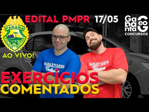🔴 AO VIVO! 17/05 EXERCÍCIOS COMENTADOS EDITAL PMPR 2020 - GEOGRAFIA E HISTÓRIA