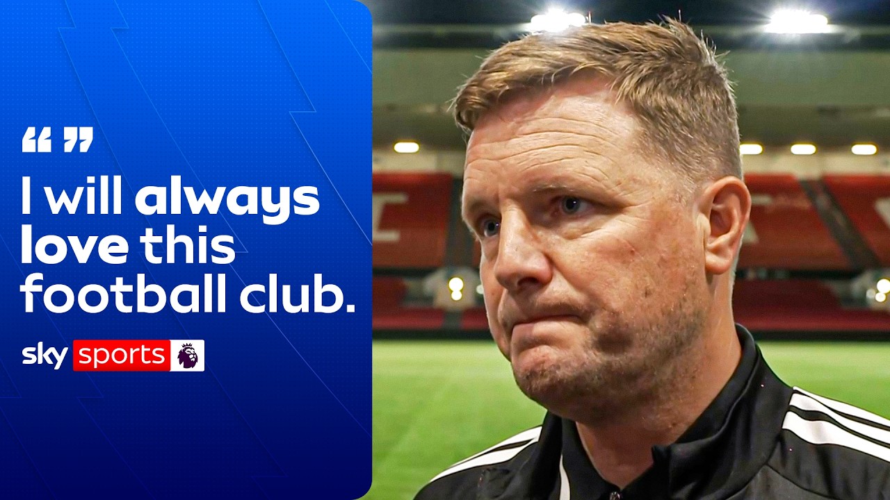 Eddie Howe's FINAL interview as Newcastle head coach