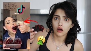 جربت وصفات غريبة على تيك توك | حرقت البيت ????