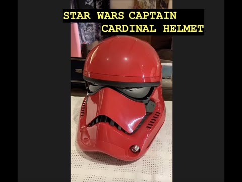 Star Wars Black Series Captain Cardinal helmet review vs Anovos Stormtrooper