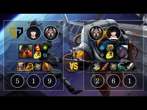 GEN Kellin Nautilus vs HLE Lehends Senna Sup - KR Challenger Patch 10.10