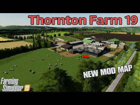 "THORNTON FARM 19" New Mod Map Tour/Review on Farming Simulator 19 (Console) PS5 | PS4 | FS19