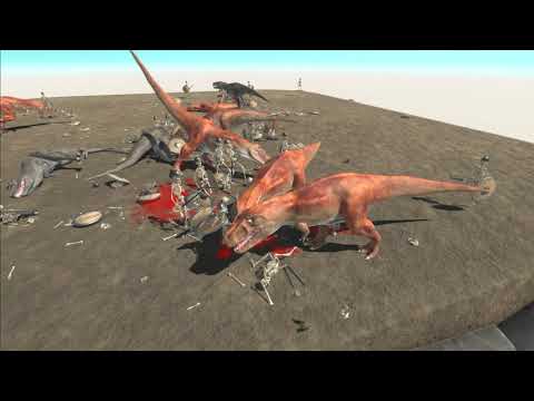 Skeleton Warrior Army VS Armies (equal cost) - Animal Revolt Battle Simulator