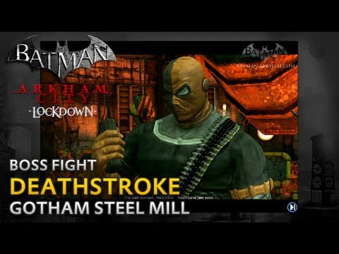 Batman: Arkham City Lockdown - Walkthrough - Deathstroke Boss Fight