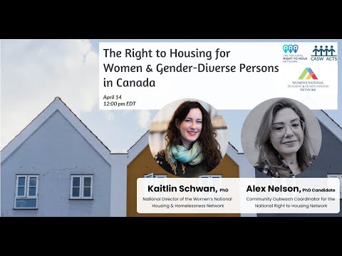 The Right to Housing for Women & Gender-Diverse Persons in Canada