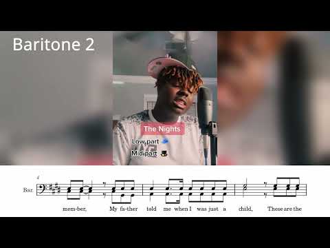 Avicii - The Nights (Harmony Building) | TikTok transcription