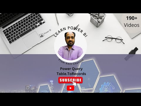 Power BI Beginners 196: Power Query Table.ToRecords