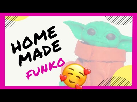 👽🥰👻 BABY YODA TOY SCULPTURE Timelapse - The Mandalorian FUNKO | Como hacer YODA BEBE con plastilina
