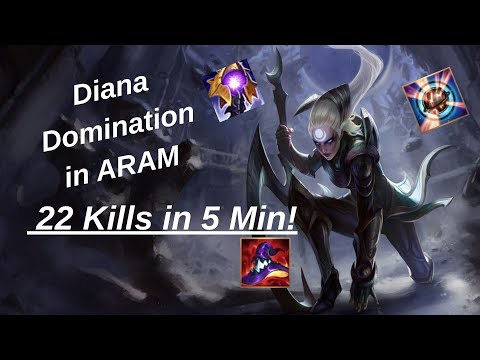Massacre with Diana in ARAM! 🔥 | 22/6/4 Action-Packed Game