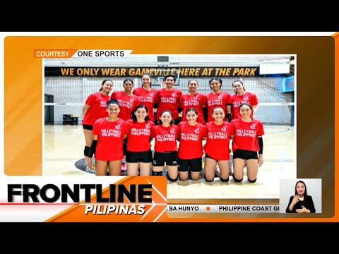 Alas Pilipinas, sumabak na sa training para sa AVC Women's Challenge Cup Frontline Pilipinas