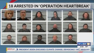 Lubbock Police arrest 18 in ‘Operation Heartbreak’ prostitution sting
