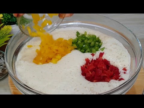 Without kneading and in the pan ‼️The best topped bread!! for a complete dinner! soft bread