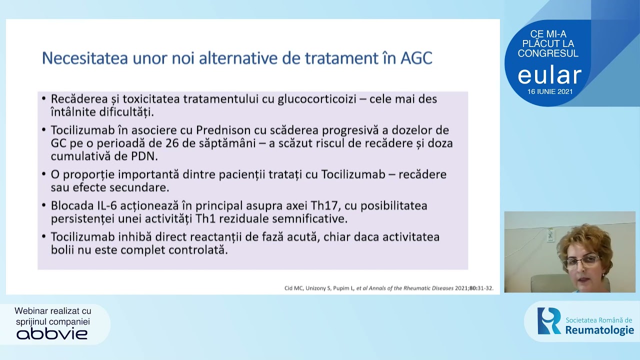Eular - 16 iunie 2021 - Vasculite Sistemice - Elena Rezus