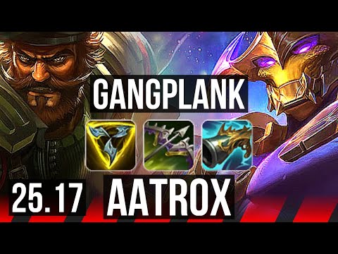 GANGPLANK vs AATROX (TOP) | 81k DMG, Legendary, 24/5/8 | EUW Diamond | 25.17
