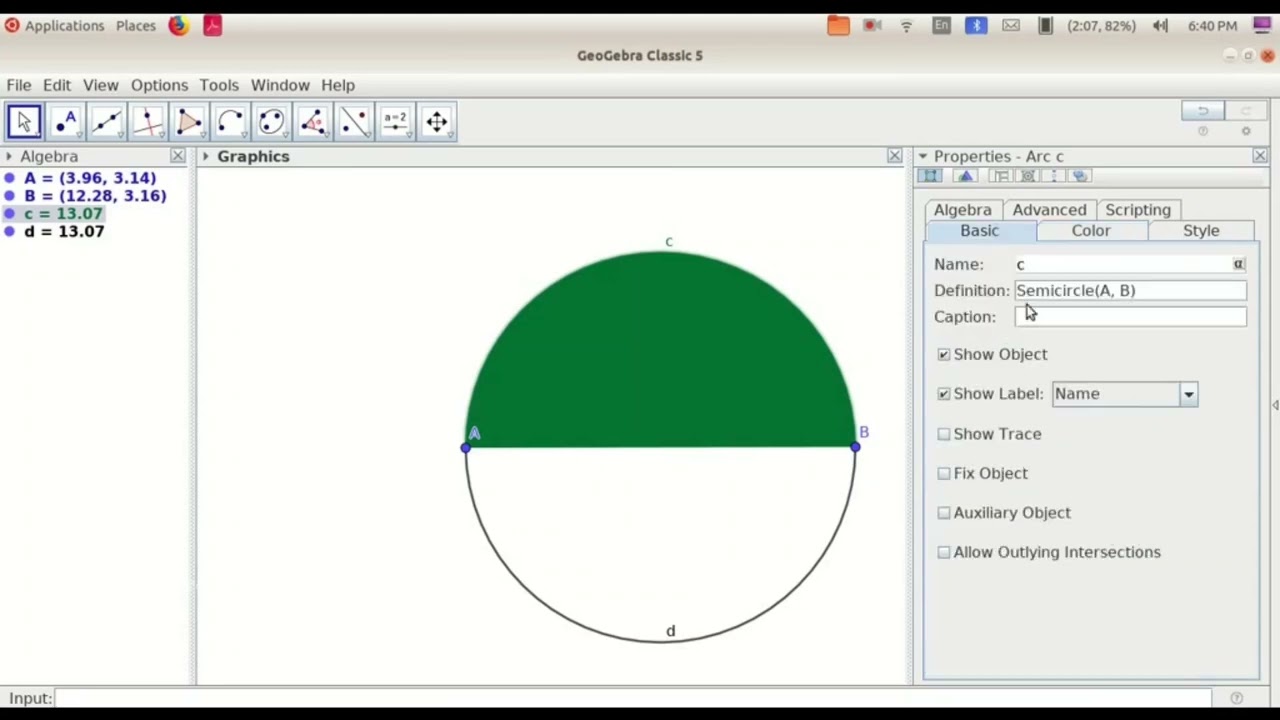 Divide and colour circle ICT Practical Exam #computer #exam #ubuntu
