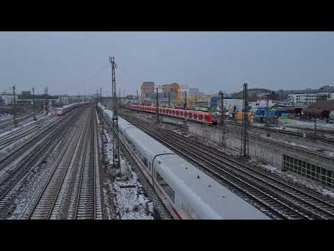 Einfahrt ICE 587 - München Hauptbahnhof [4K 60 FPS]