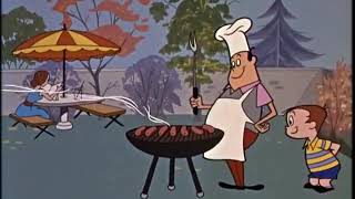 1962 Modern Madcap -  Funderful Suburbia -  tv print