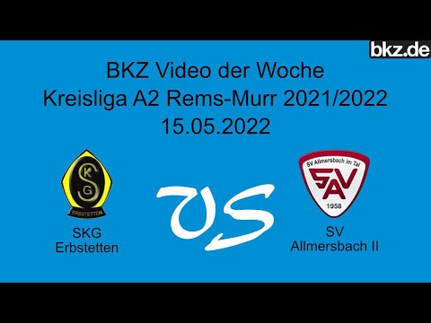 Fußball-Kreisliga A2: SKG Erbstetten - SV Allmersbach II