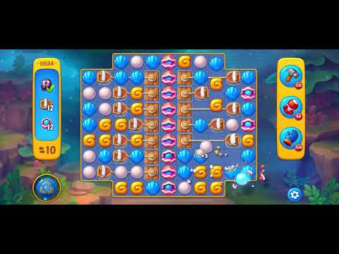 Fishdom level 11534 no boosters フィッシュダム ノーマル