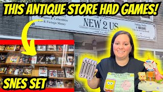I STUMBLED Into This ANTIQUE STORE And Found Video Games! - SNES Set Update 363/721!
