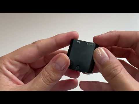 DuckDik Q63 Tutorial. Mini Professional Voice Recorder. (English)