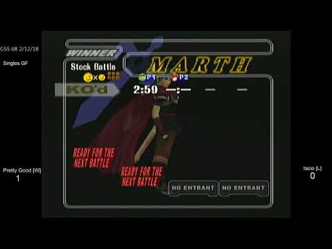 GSS 68 SSBM - Pretty Good [W] (Ice Climbers) vs. tazio [L] (Marth) - Melee GF