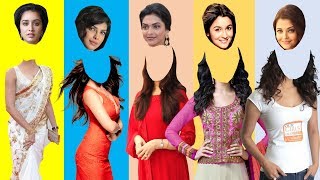 Bollywood Actress Wrong Heads Fun Video  Whats you