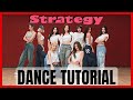 TWICE Strategy Dance Practice Mirrored Tutorial SLOWED