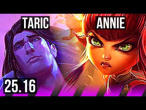 TARIC & Katarina vs ANNIE & Kai'Sa (SUP) | 71% winrate, 2/1/8 | EUW Diamond | 25.16