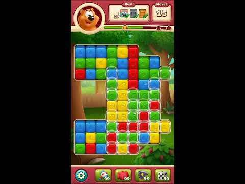 Toon Blast Level 6484 - NO BOOSTERS 🐻🐺🐱 | SKILLGAMING ✔️