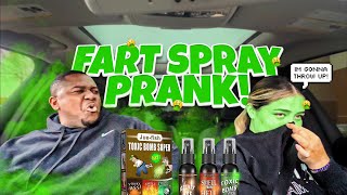 Hilarious Fart Spray Car Prank: Trapped In The Car | Ken & Sam
