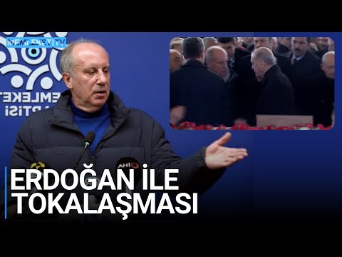 Muharrem İnce, Erdoğan ile tokalaşması hakkında konuştu, tepki gösterenlere sert sözler!