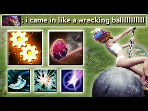 Wrecking Ball tactic: Blink + Cogs + Rolling Thunder [Triple Blink Ability ] Dota 2 Ability Draft