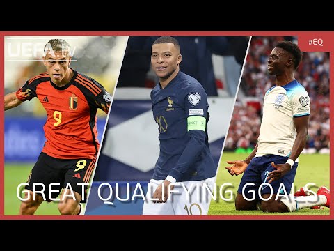 EURO 2024 Great Qualifying Goals | Trossard, Mbappé, Saka...
