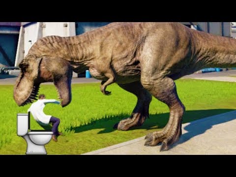 ALL CARNIVORES EATING HUMANS (JURASSIC WORLD EVOLUTION)