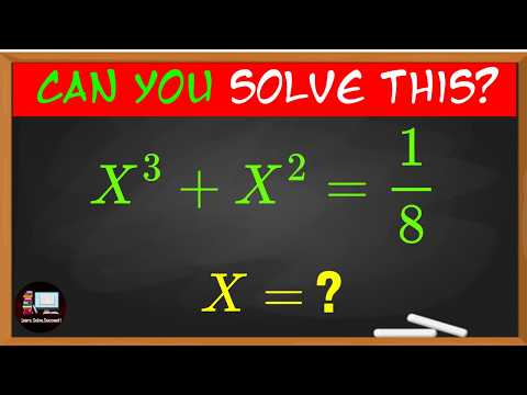 Germany l Can You Solve This?  | A Beautiful Cubic Equation! |Math Olympiad Challenge #maths