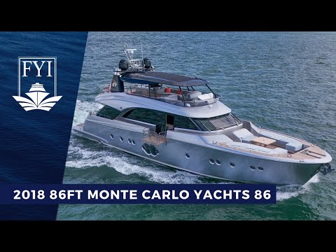 Monte Carlo Yachts 86 video