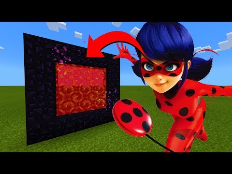 How To Make A Portal To The Miraculous Ladybug Dimension in Minecraft!