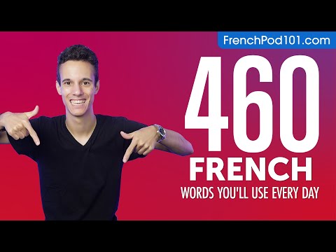 460 French Words You'll Use Every Day - Basic Vocabulary #86