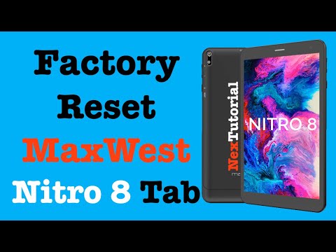 Factory Reset Maxwest Nitro 8 Tablet | Hard Reset Maxwest Nitro 8 Tablet | NexTutorial