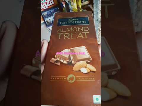 Cadbury Temptations Chocolate || Almond Treat Chocolate || Cadbury dairy milk chocolate || #shorts